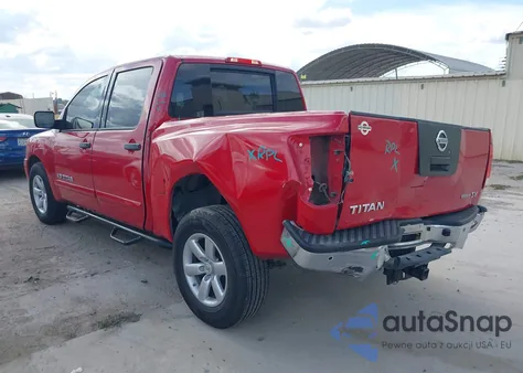 2012 Nissan Titan Sv z USA, uszkodzony, nr VIN 1N6BA0ED8CN307261